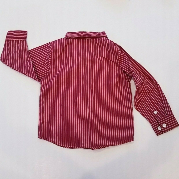 Vintage Toddler Pinstripe Buttonup Shirt 24M - Picture 6 of 6